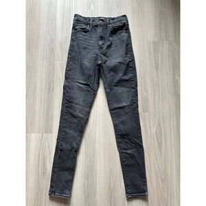 Levi’s Black Mile High Super Skinny Jeans size 28‎